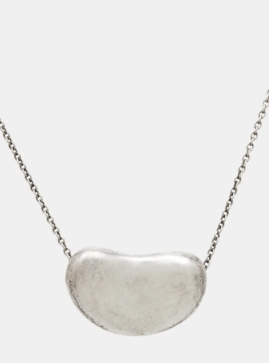 Tiffany & Co. Elsa Peretti Bean Sterling Silver Pendant Necklace