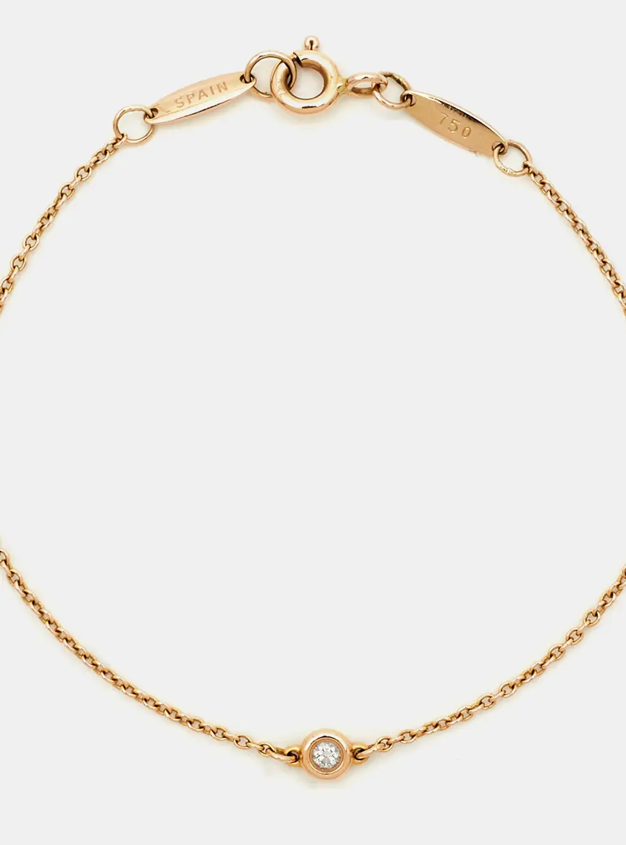 Tiffany & Co. Diamonds by the Yard Diamond 18k Rose Gold Bracelet