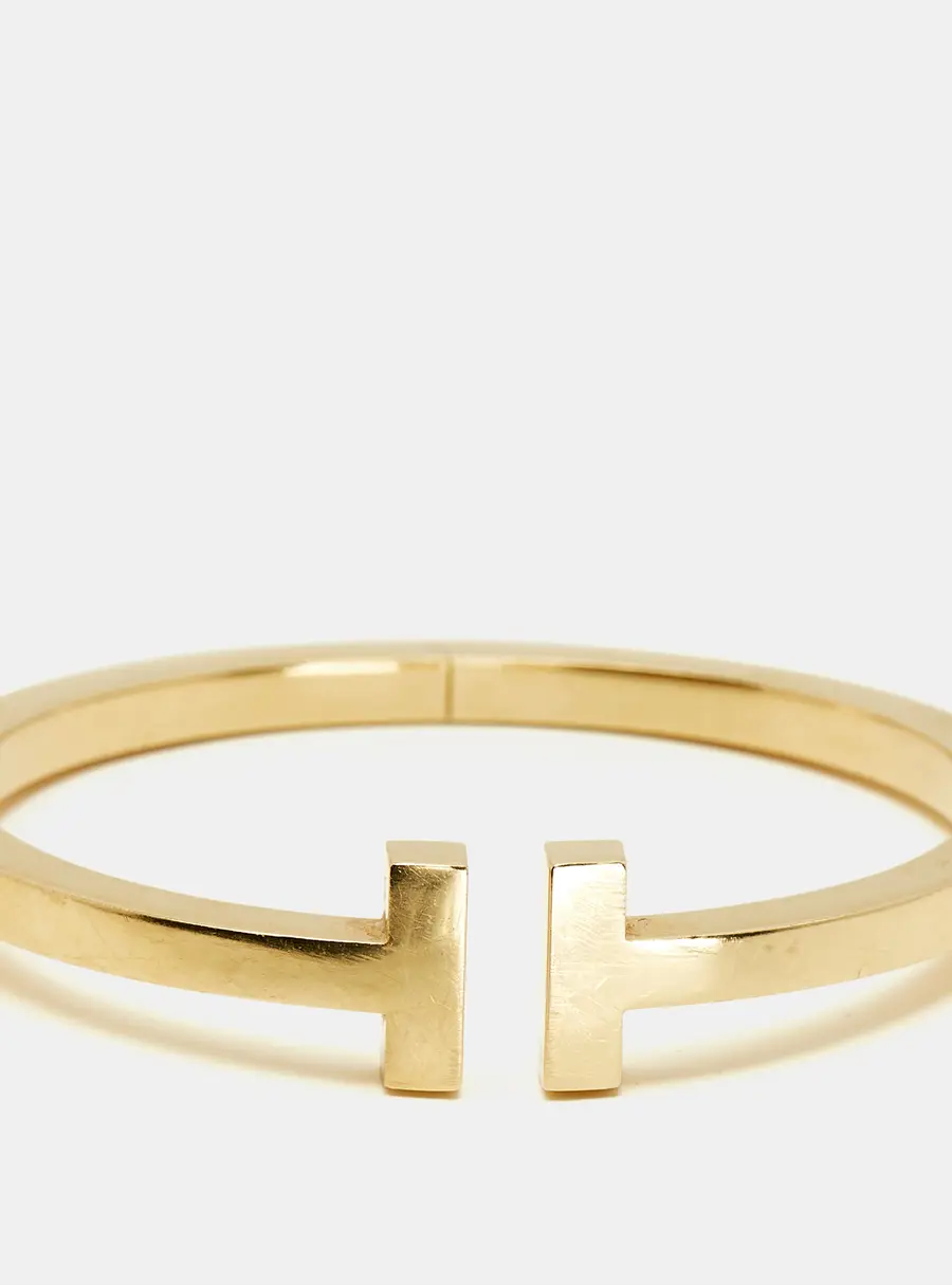 Tiffany & Co. Tiffany T Square 18k Yellow Gold Bracelet
