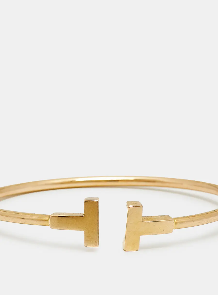 Tiffany & Co. Tiffany T 18k Yellow Gold Bracelet