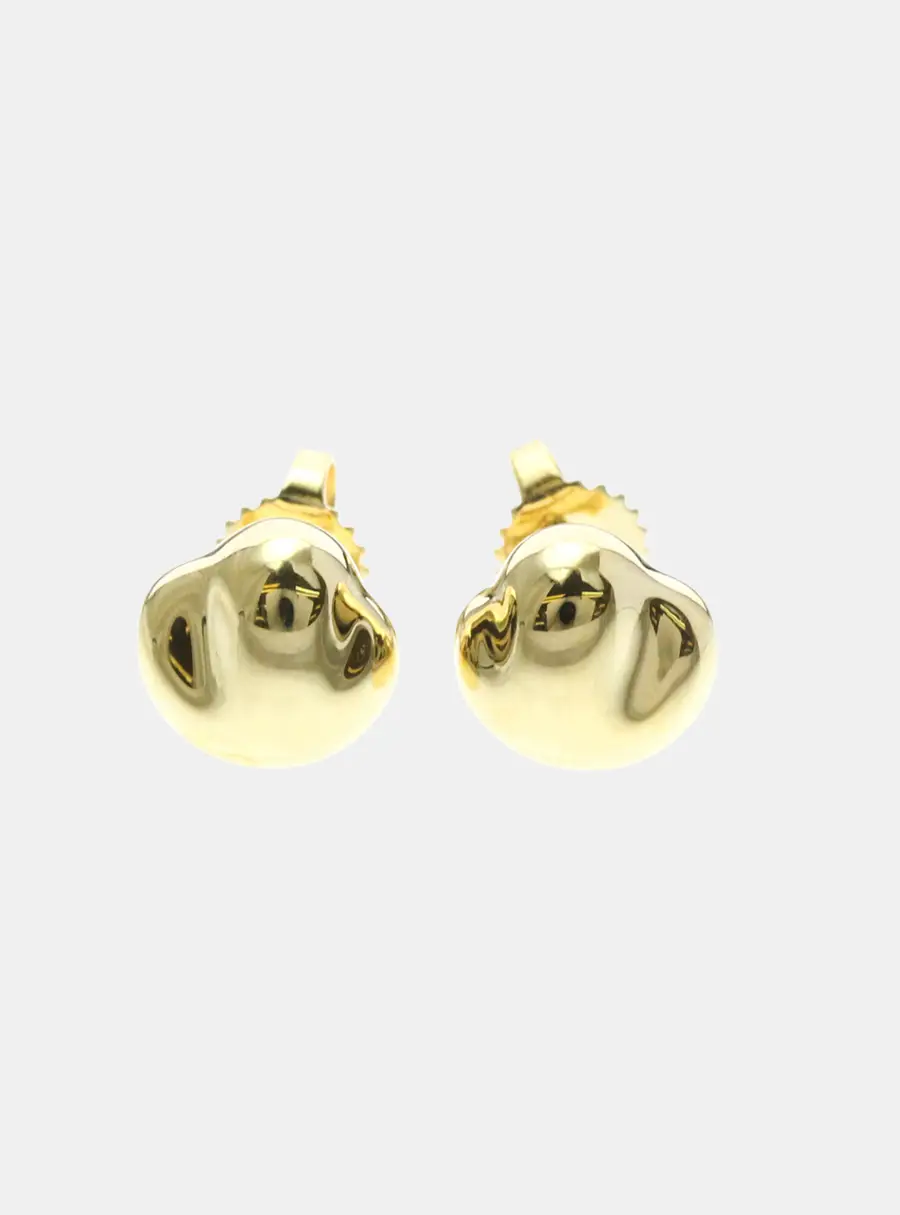Tiffany & Co. Elsa Peretti Yellow Gold Nugget Earrings