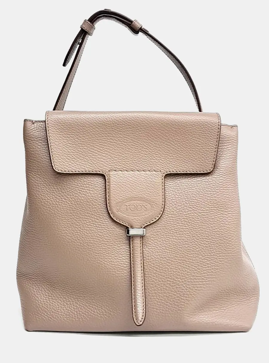 Tod's Brown Leather Joy Bag Small