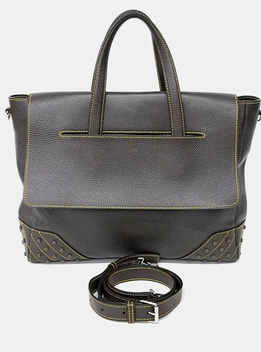 Tod's Brown Leather tote and shoulder bag