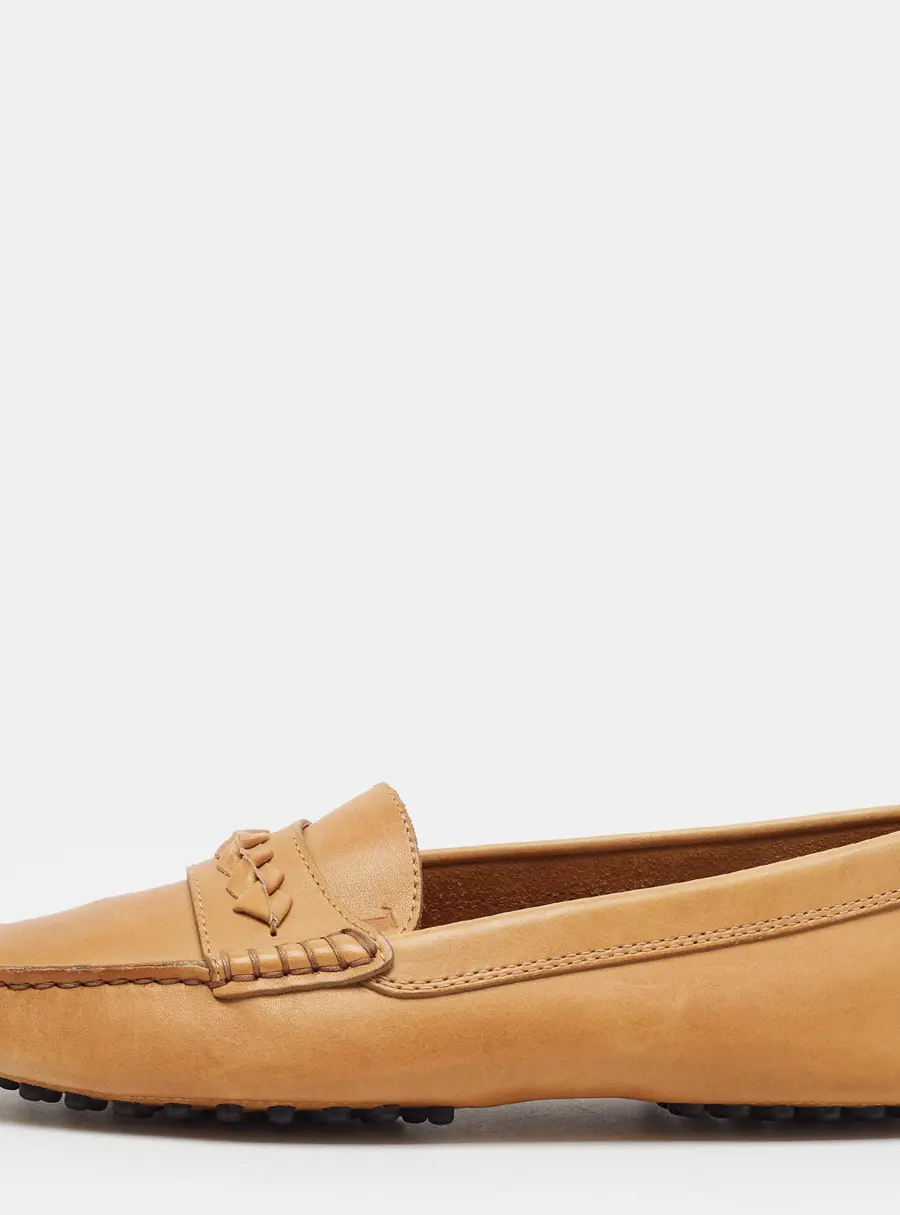 Tod's Gommino Size 36 Tan Leather Driver Loafers