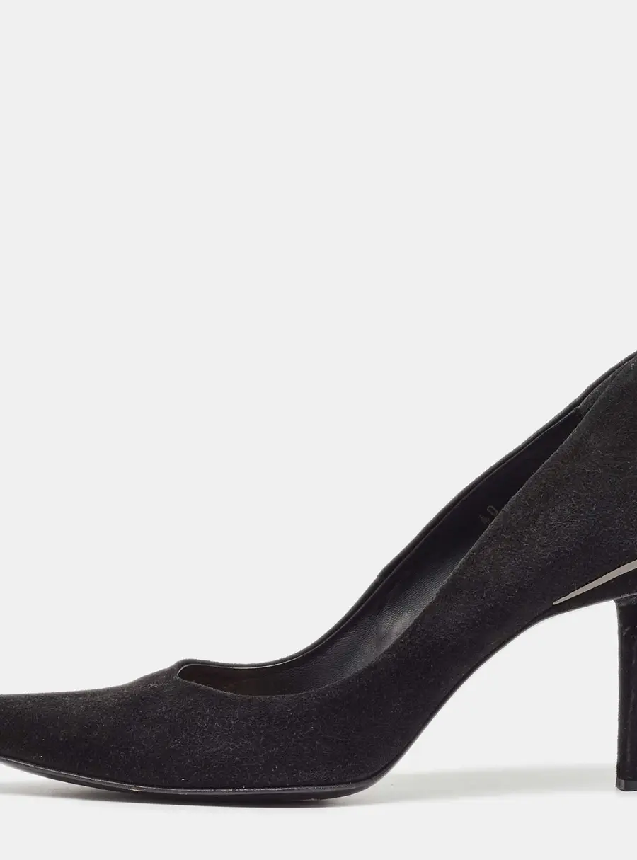 Tod's Black Suede Pointed Toe Pumps Size 40