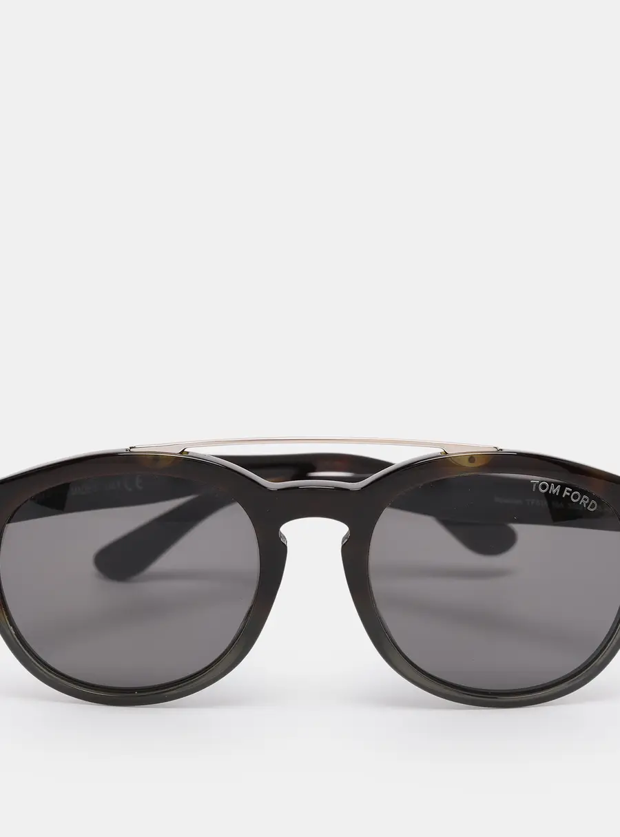 Tom Ford Black/Brown Tortoise Newman Sunglasses