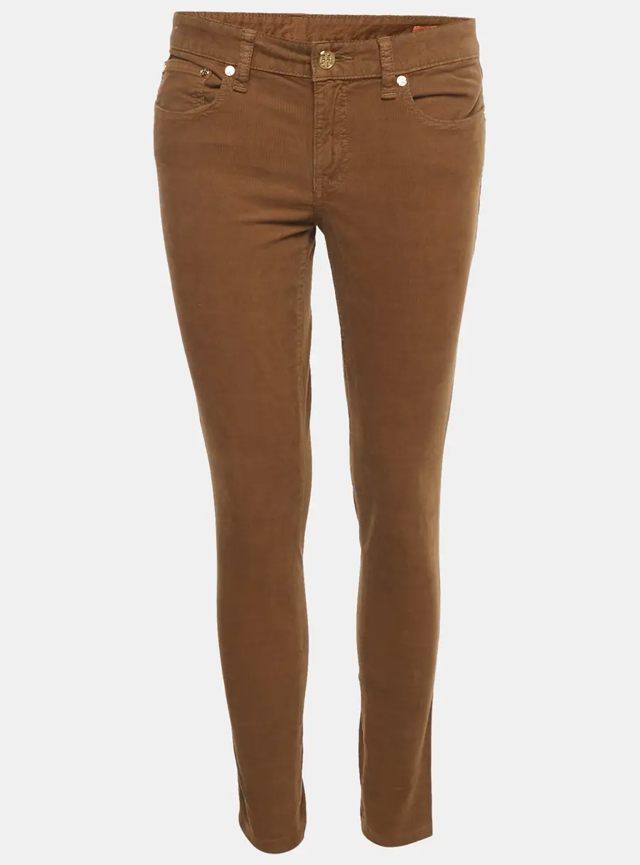 Tory Burch Brown Corduroy Skinny Ivy Pants M