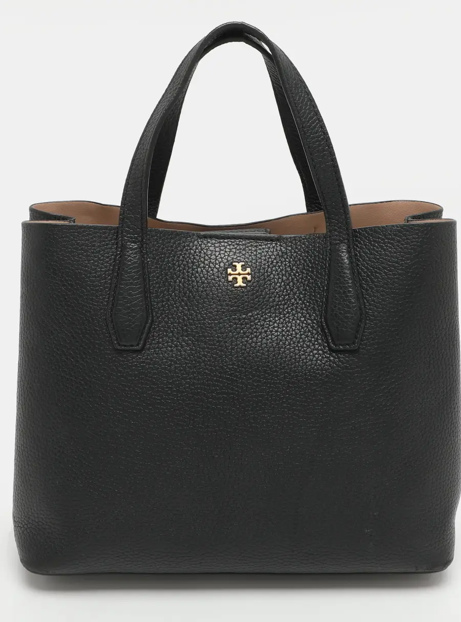 Tory Burch Blake Small Black Leather Tote