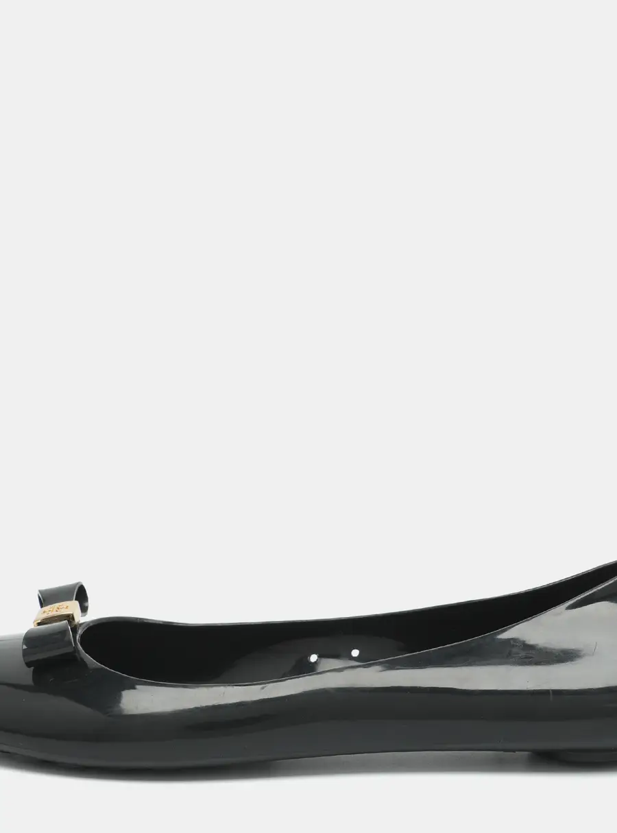Tory Burch Black Jelly Ballet Flats