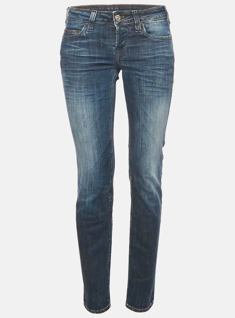 True Religion Blue Faded Denim Shannon Jeans M Waist 28"