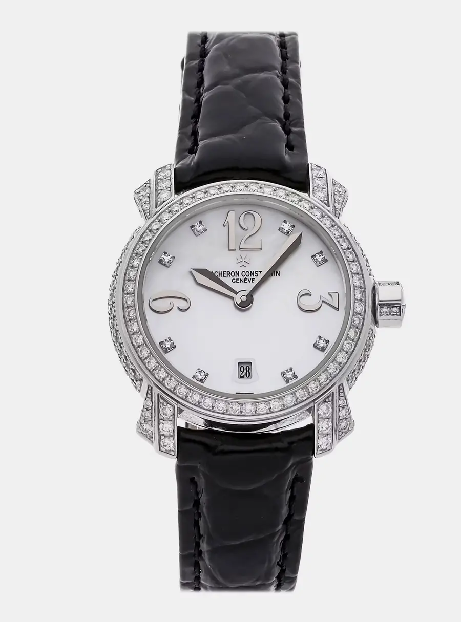 Vacheron Constantin Malte 25716/000G-9029 Mother Of Pearl White Gold Quartz Women's Wristwatch 30mm