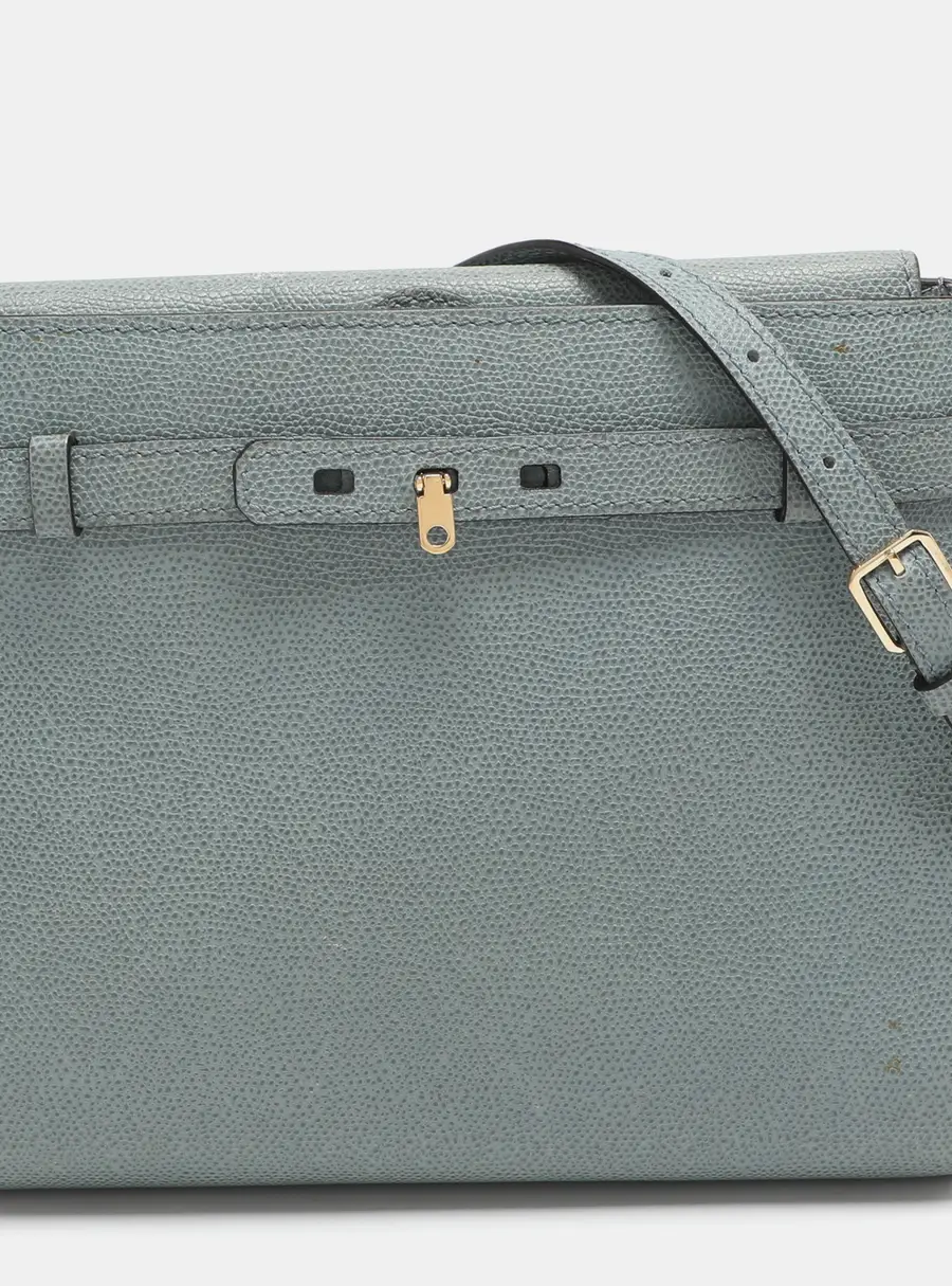 Valextra Brera Azur Leather Crossbody Bags