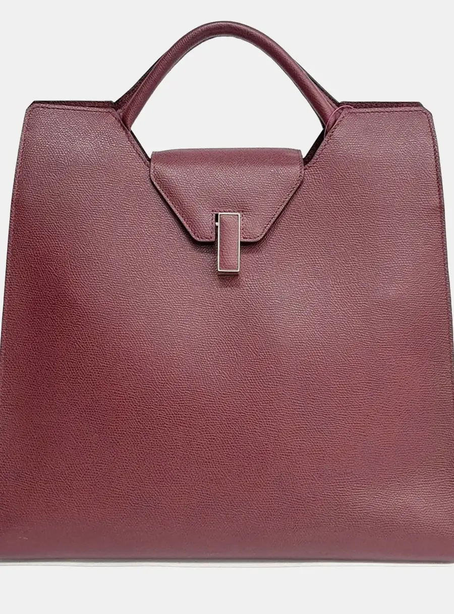 Valextra Isis Shopping Tote and Shoulder Bag