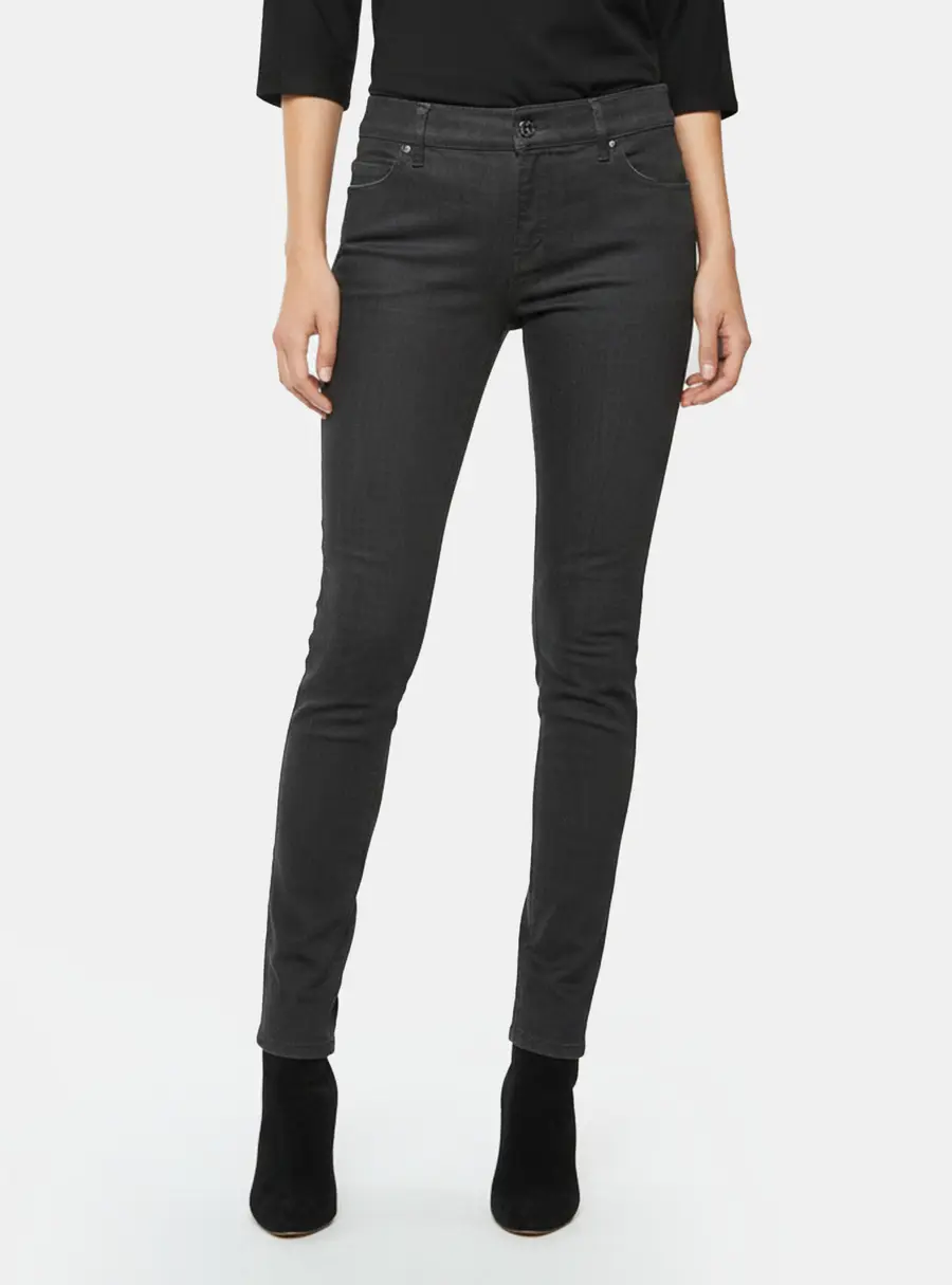 Valentino Black Denim Distressed Slim Fit Jeans M/Waist 32"