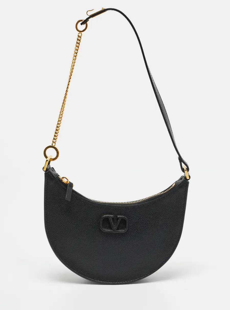 Valentino VLogo Mini Leather Hobo