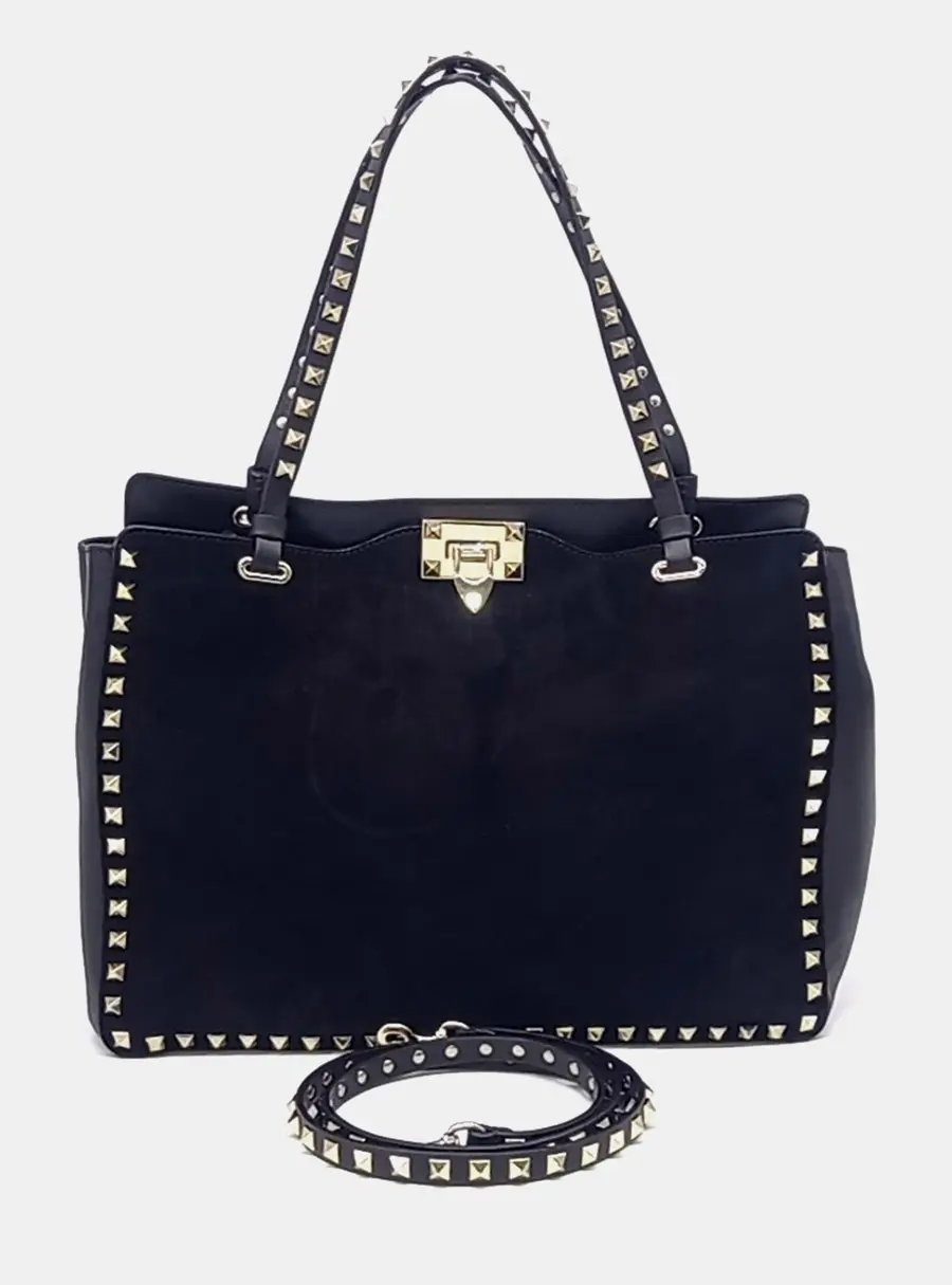 Valentino Rockstud Tote and Shoulder Bag
