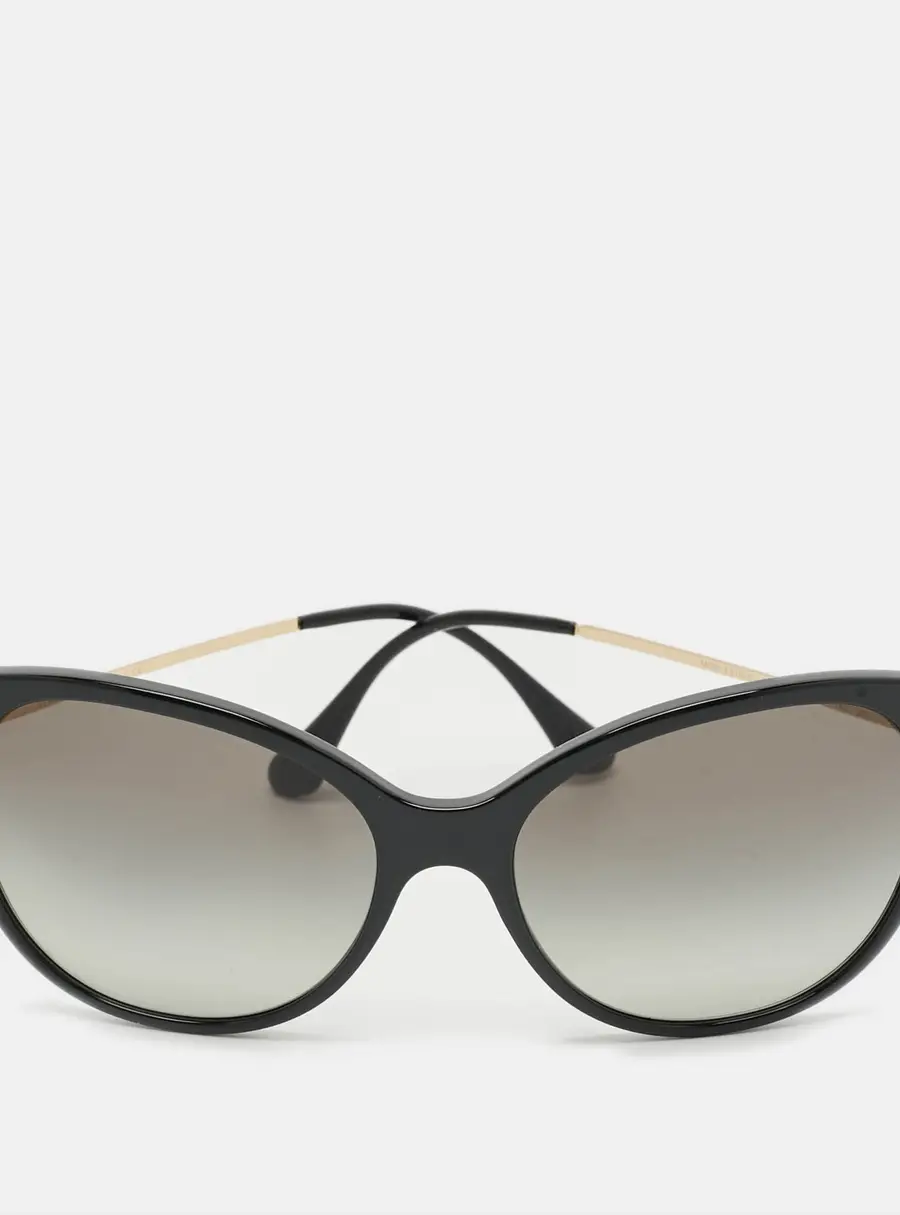 Versace Black MOD 4316 B Crystal Cat Eye Sunglasses