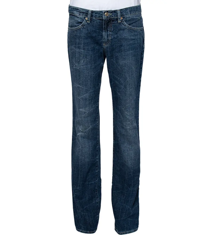 Versace VJC Navy Blue Denim Washed Jeans M