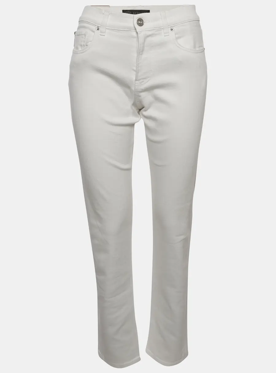 Versace White Denim Finn Fit Jeans M/Waist 30"