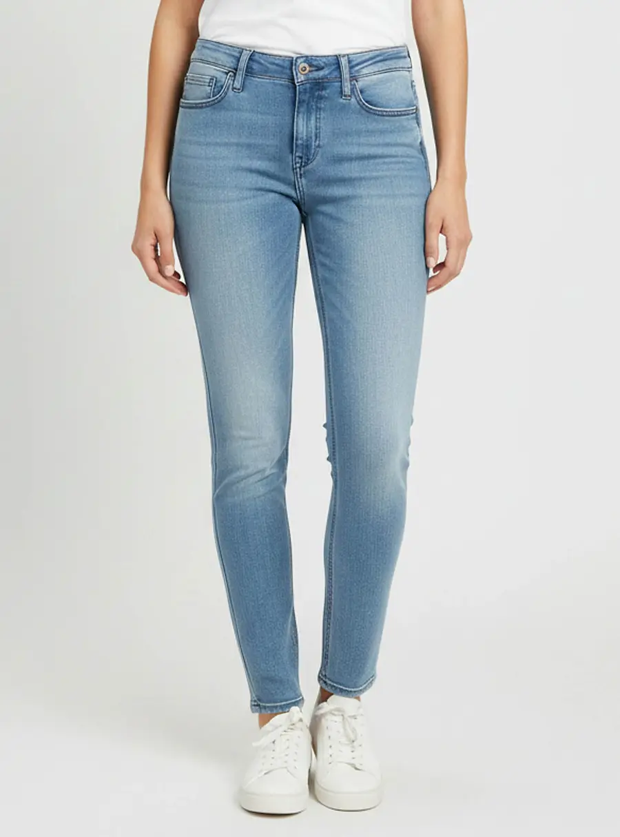 Victoria Victoria Beckham Blue Denim Skinny Jeans S/Waist 27"