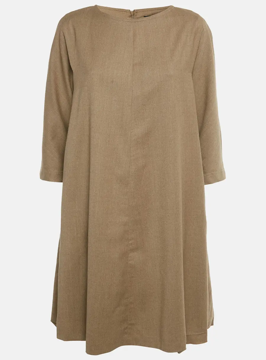 Weekend Max Mara Brown Wool Short Dress M