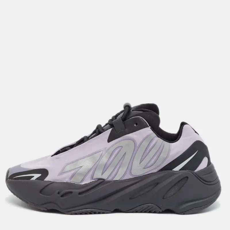 Yeezy x Adidas Boost 700 MNVN Geode Size Purple Nylon Slip On Sneakers