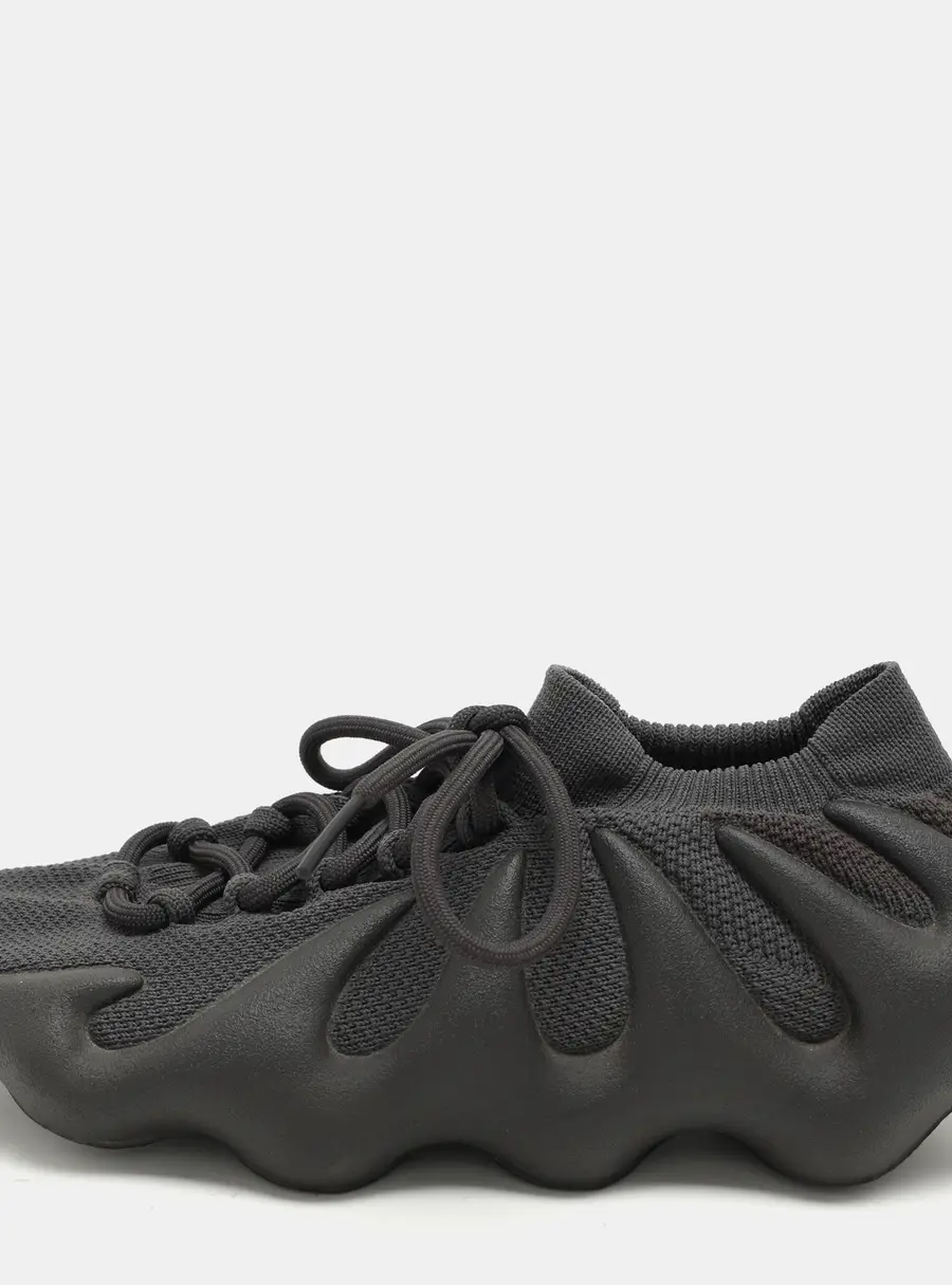 Yeezy x Adidas Grey Knit Fabric Yeezy 450 'Stone Teal' Sneakers Size 38 2/3