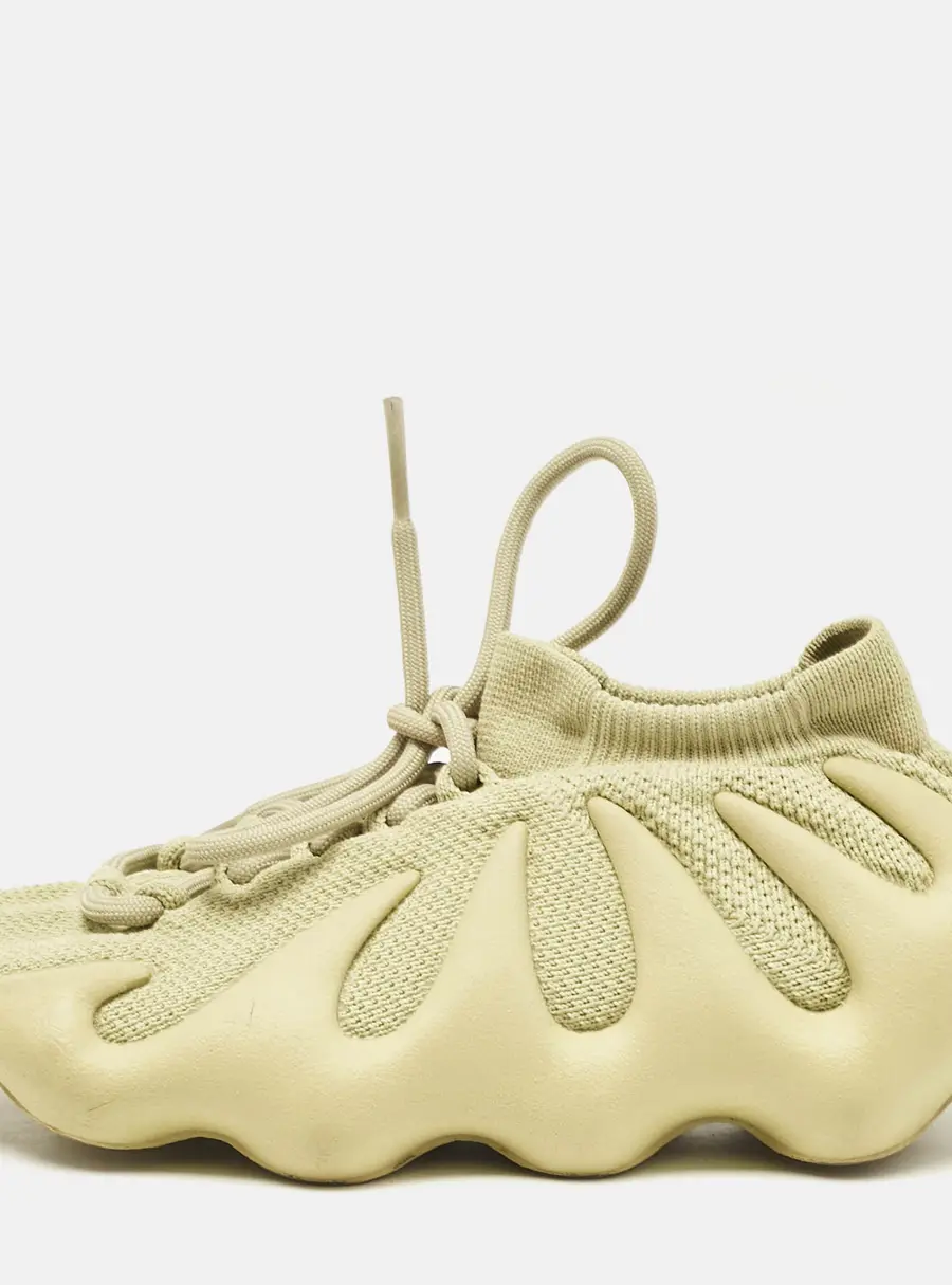 Yeezy x Adidas Green Knit Fabric 450 Resin Sneakers Size 36