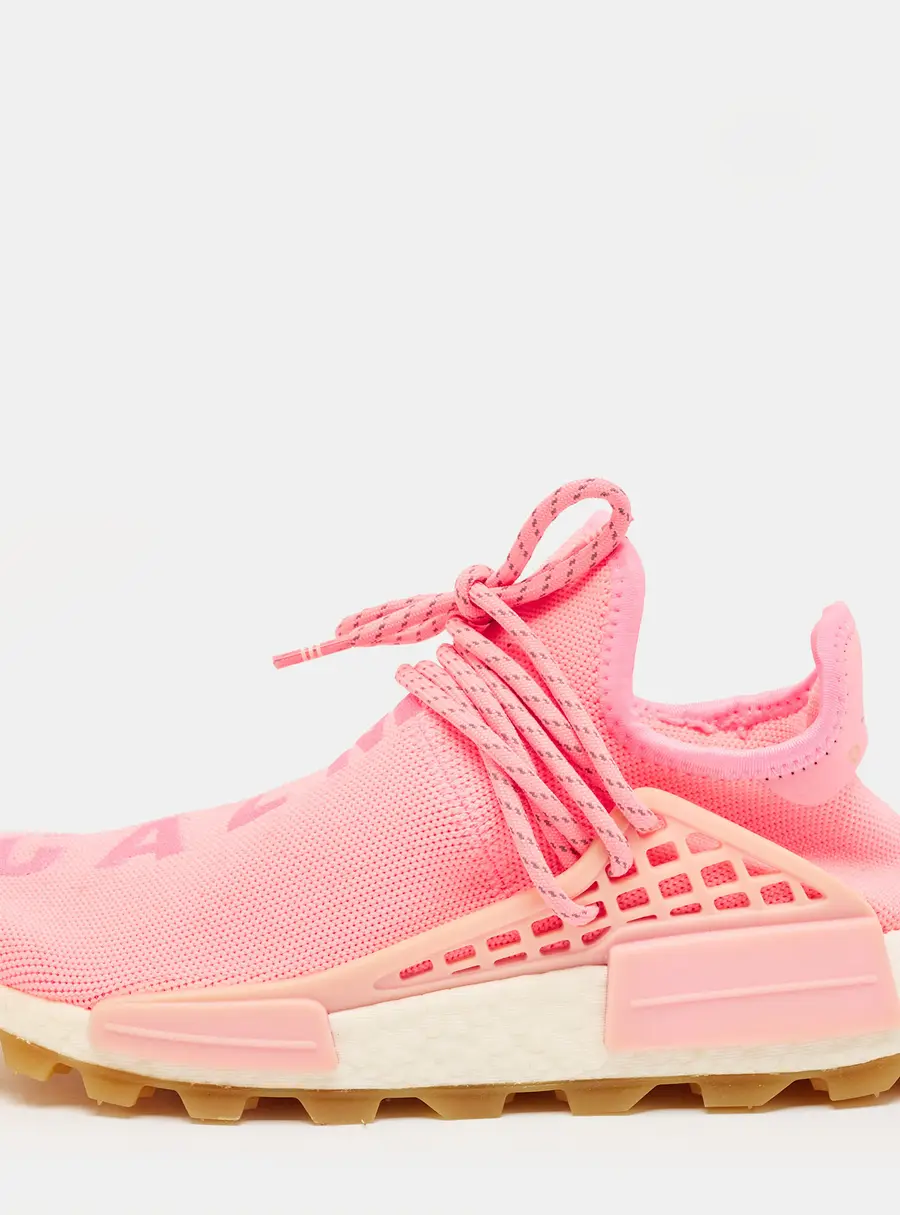 Yeezy x Adidas Pink Fabric NMD Lace Up Sneakers Size 41.5