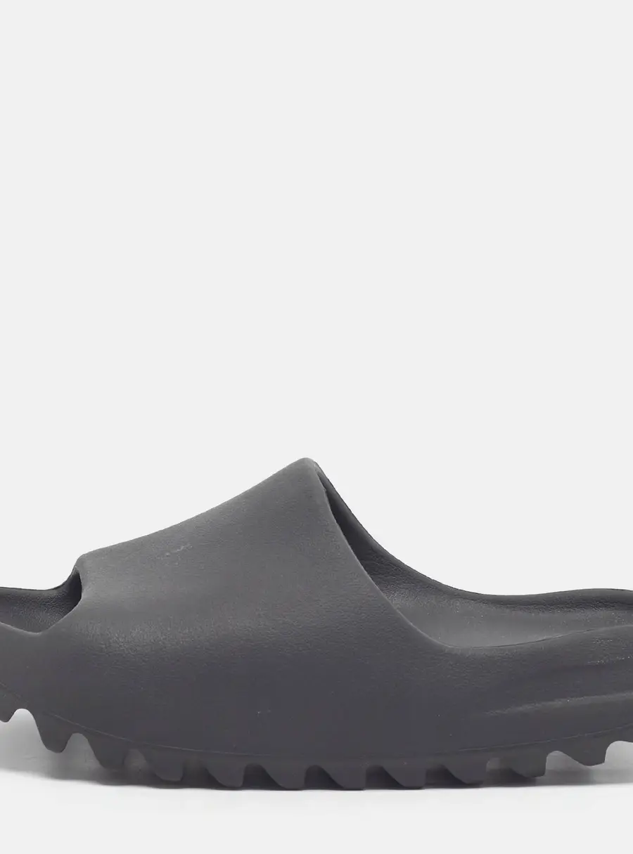 Yeezy x Adidas Onyx Size 36.5 Grey Rubber Flat Slide