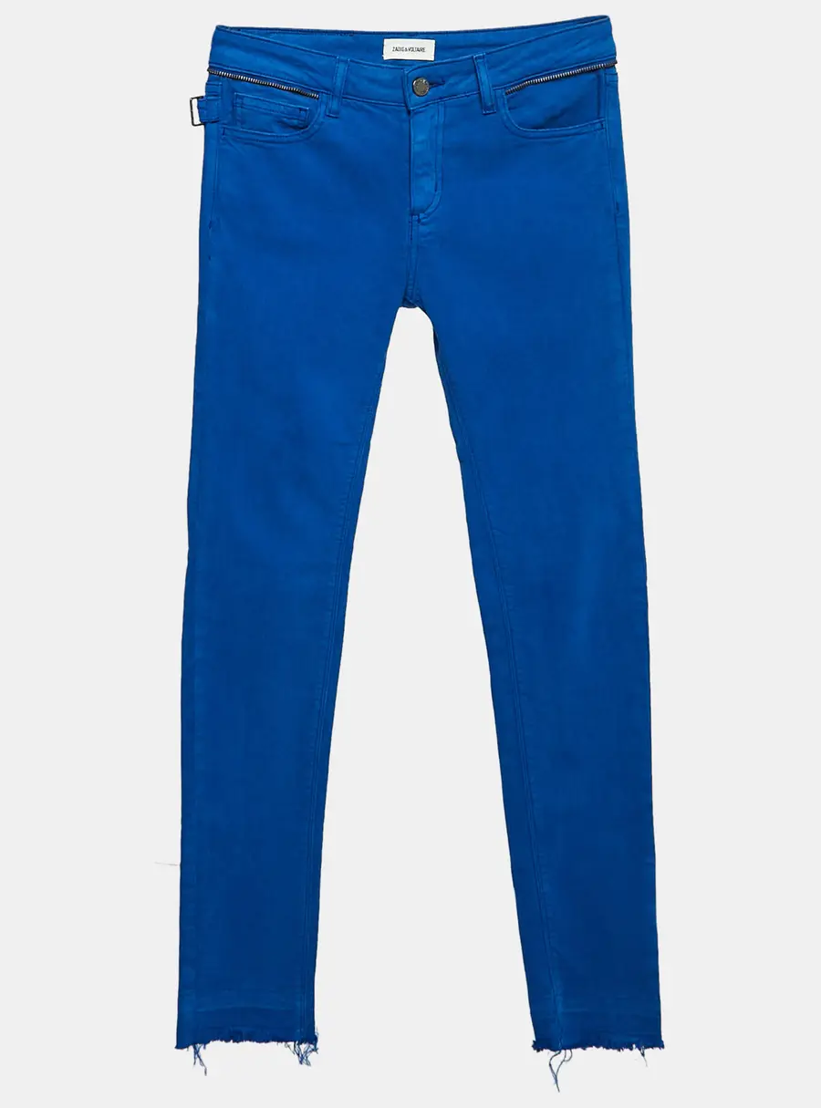 Zadig & Voltaire Blue Denim Eva Cher Jeans S Waist 26.5"