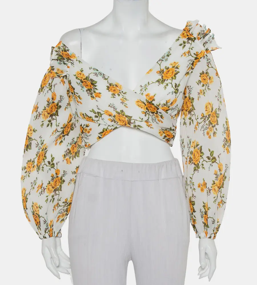 Zimmermann Golden Surfer Bodice Top S
